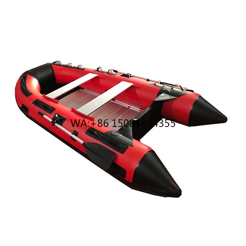 Fishing Boat Inflatable - Opblaasbare boot met motor, custom logo,