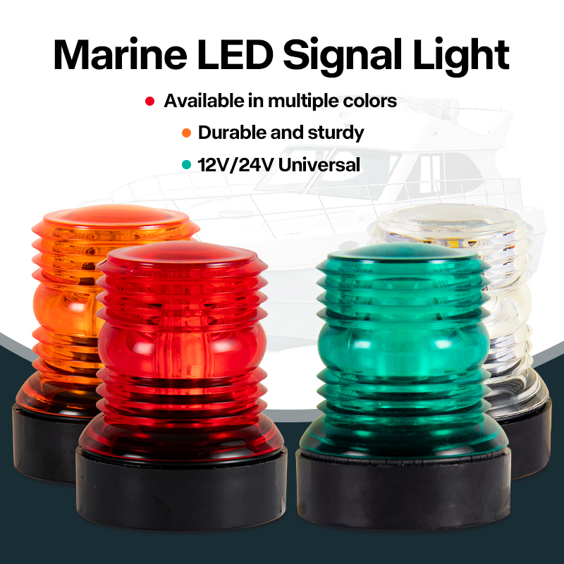 Fishing Boat Navigation Light - 12V Marine LED-ankerlicht Waterdicht 360 graden