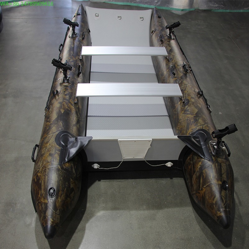Fishing Boat Inflatable - Snelle opblaasbare catamaranboot van PVC rubber
