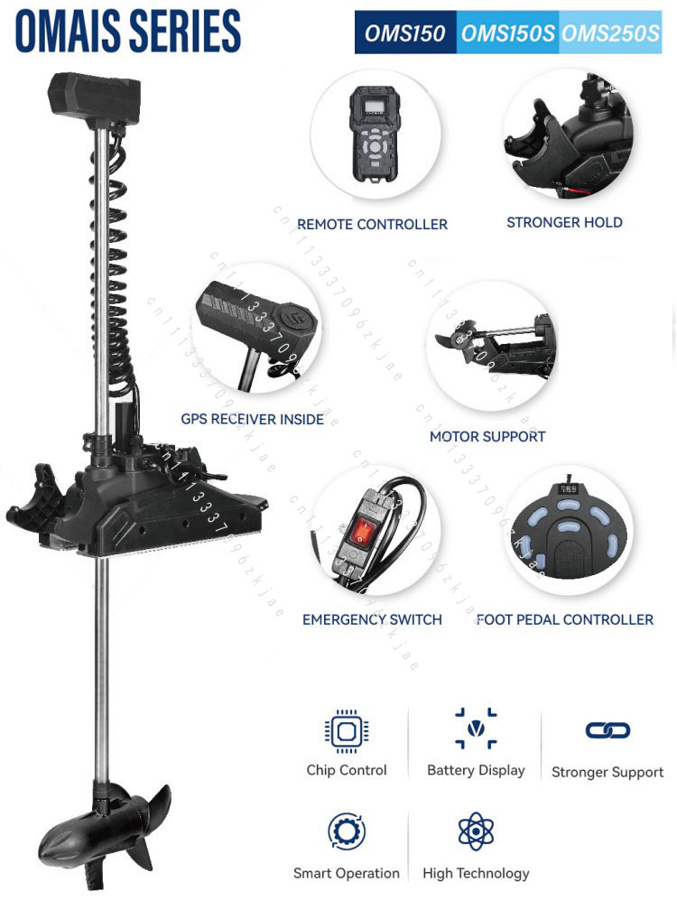Fishing Boat Trolling Motor - Promotie Elektrische Trolling Buitenboordmotor Pontonmotor voor