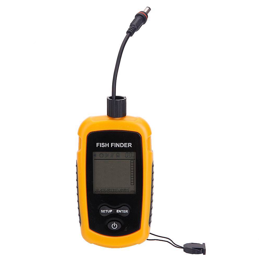 Fishing Boat Depth Finder - Alarm 100M Draagbare Sonar Viszoekers Sonar