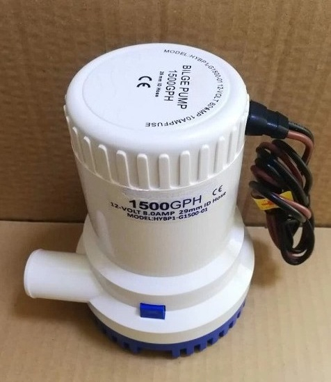 Fishing Boat Bilge Pump - Automatische dompelpomp voor bilge-water 12V/24V –