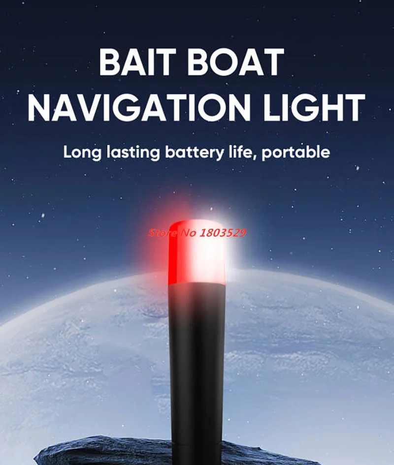 Fishing Boat Navigation Light - Voerboot Nachtnavigatielicht voor V020 GPS Visaas