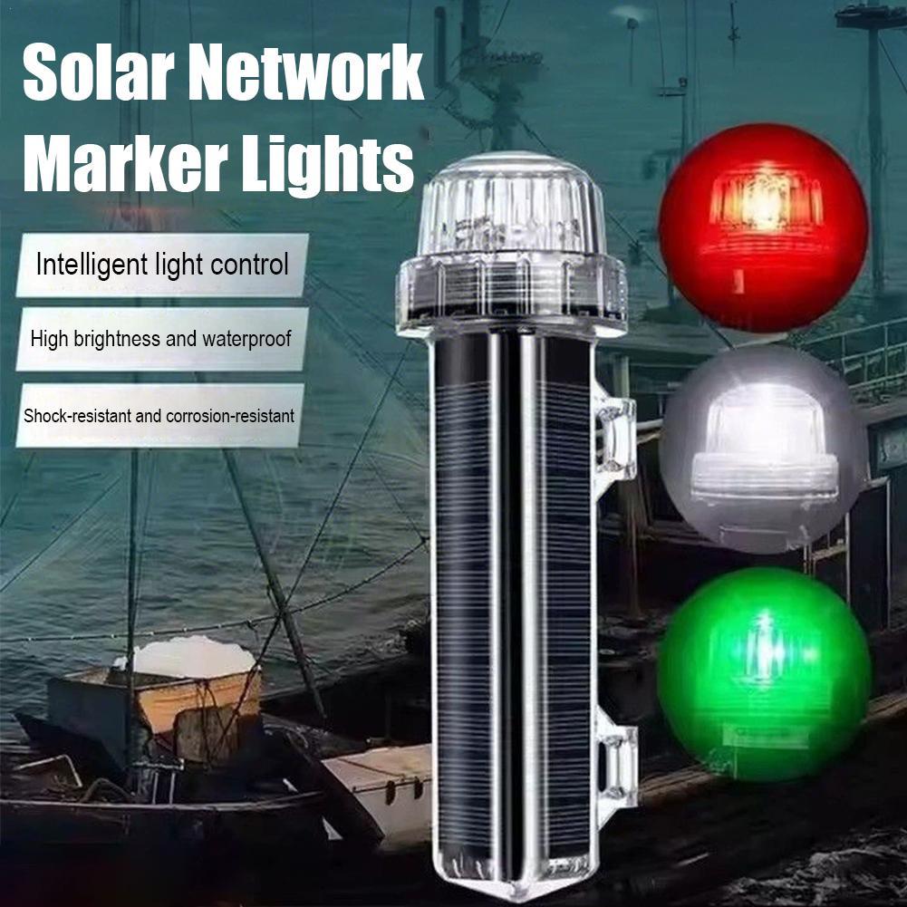 Fishing Boat Oar - Solar Ocean Signaallicht Navigatie Signaallicht Waterdicht