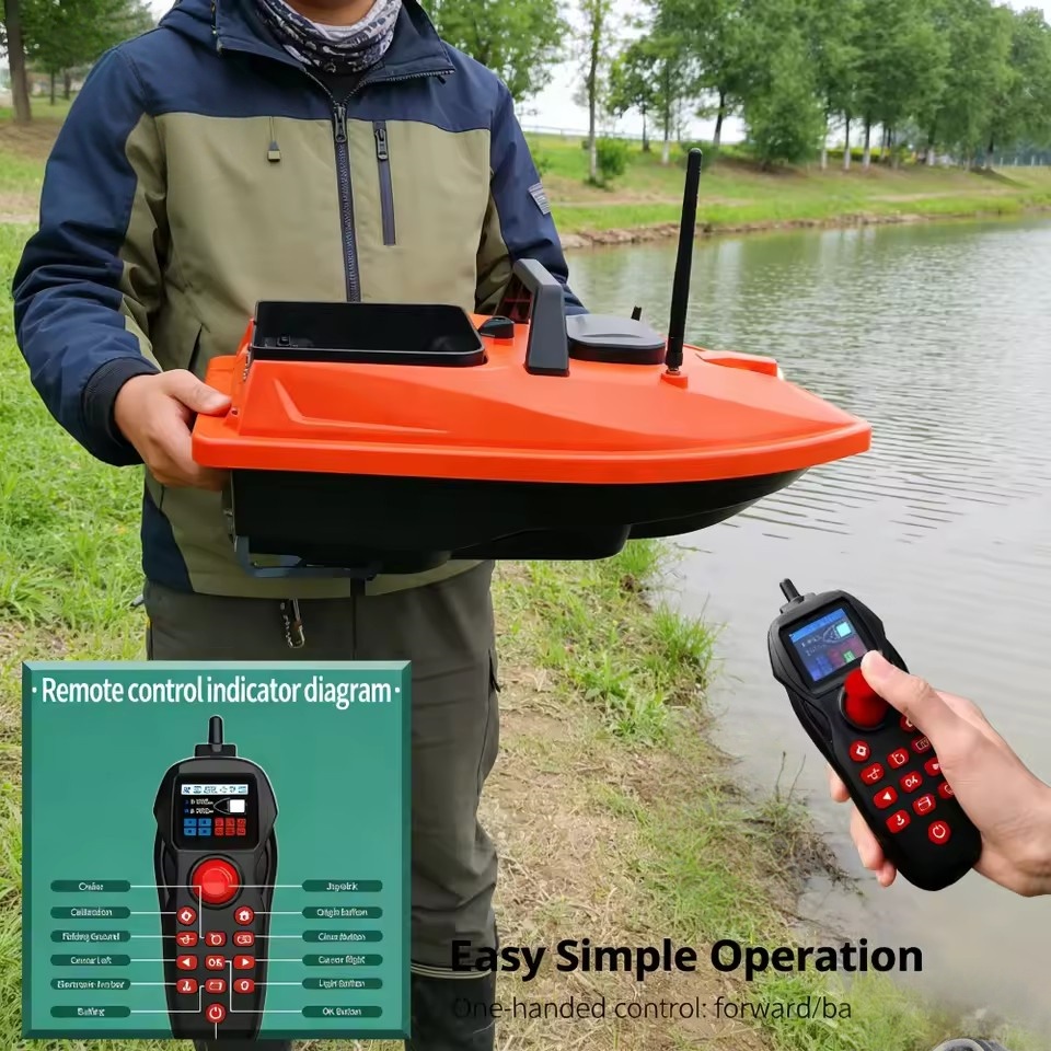 Fishing Boat Anchor - 500M Afstand 1.5KG Laadvermogen GPS Visvoerboot