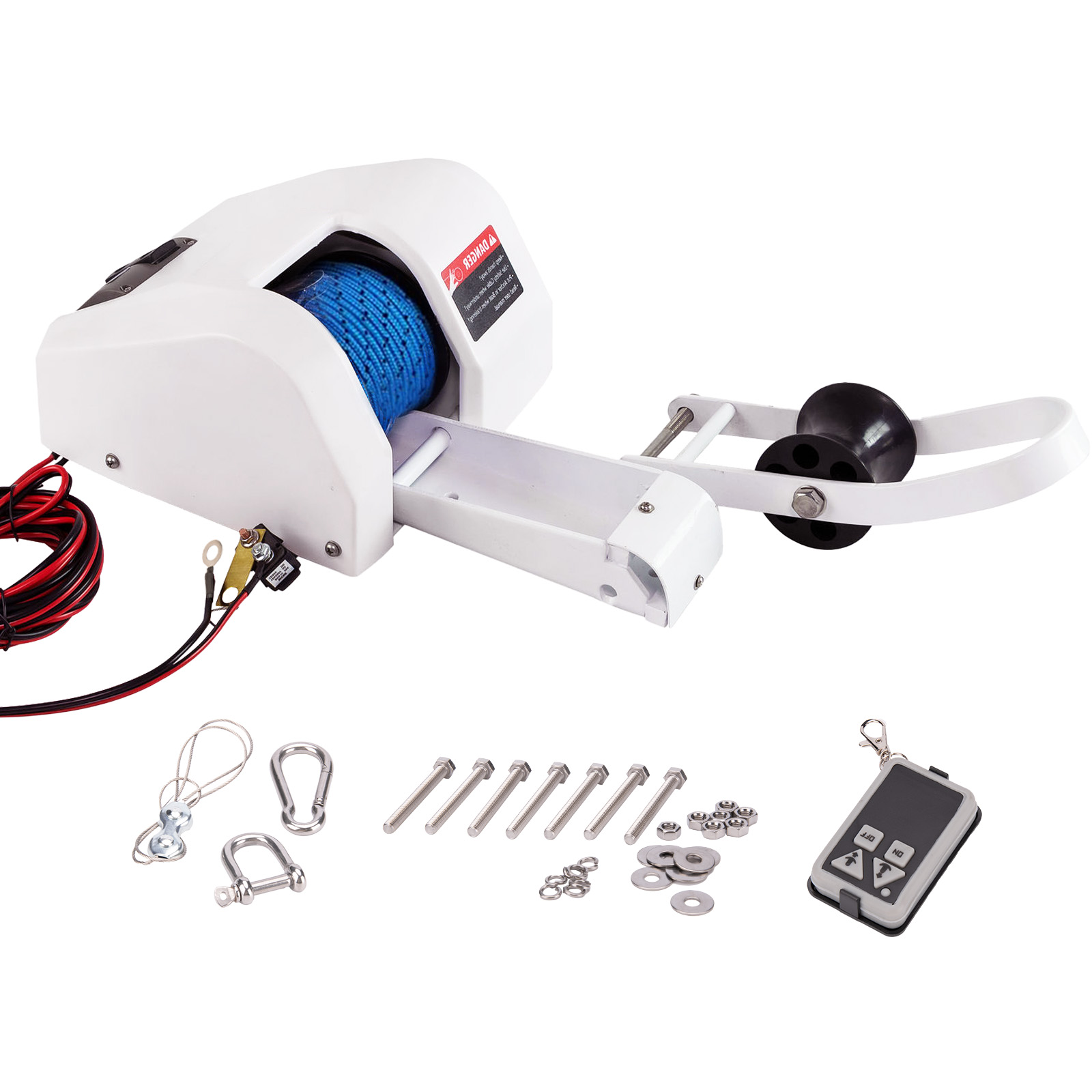 Fishing Boat Anchor - Elektrische ankerlier voor pontonboot 35lb zoutwateranker