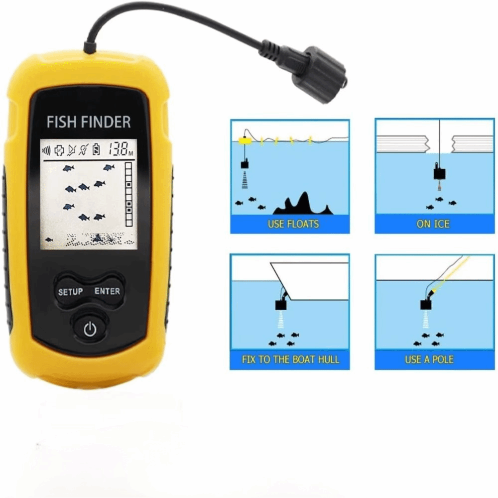 Handheld draagbare viszoeker L - Fishing Boat Depth Finder recensie en prijs