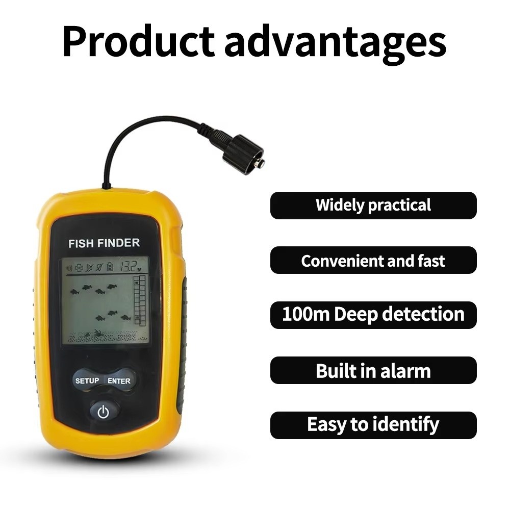 Handheld draagbare viszoeker L - Fishing Boat Depth Finder recensie en prijs