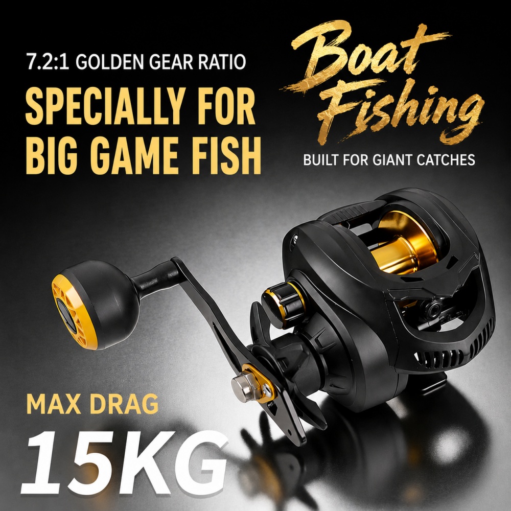 7.2:1 Heavy Duty Baitcasting R - Fishing Boat Steering Wheel recensie en prijs