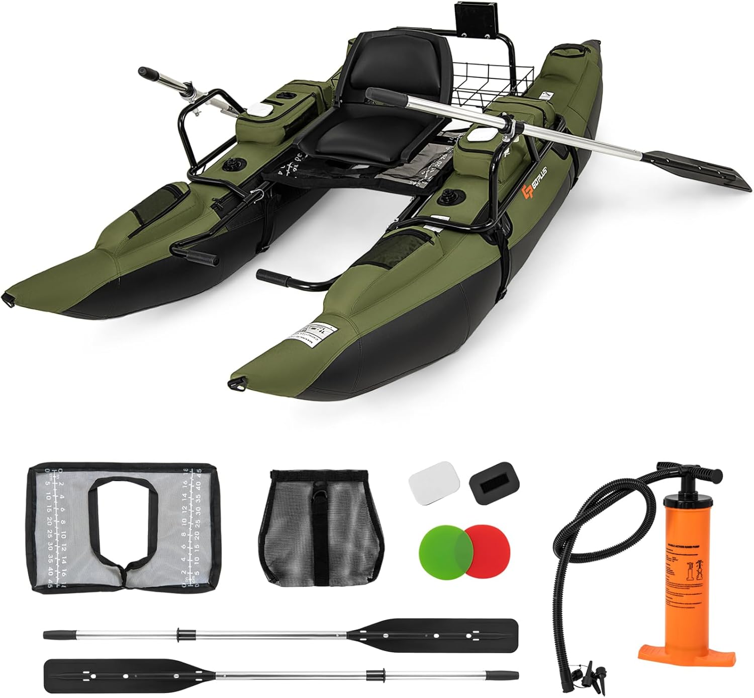 Opblaasbare bellyboot voor vol - Fishing Boat Paddle recensie en prijs