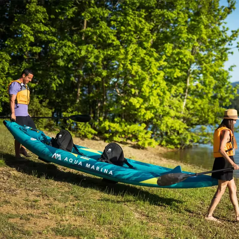 Opblaasbare kano-kayakboot voo - Fishing Boat Paddle recensie en prijs