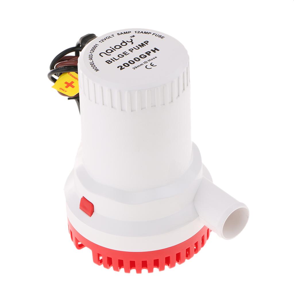 Elektrische bilgepomp 2000GPH  - Fishing Boat Bilge Pump recensie en prijs