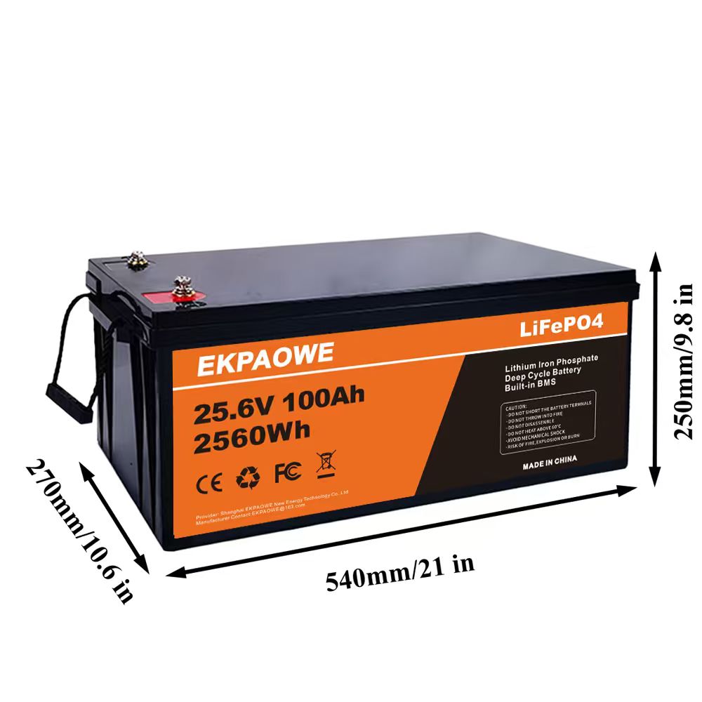 EKPAOWE 24V 25.6V 100AH LiFePO - Fishing Boat Trolling Motor recensie en prijs