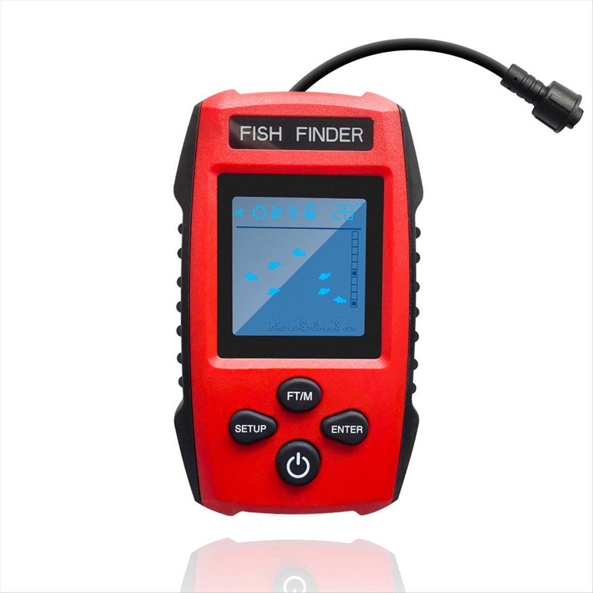 Kleuren LCD Fishfinder Bekabel - Fishing Boat Depth Finder recensie en prijs