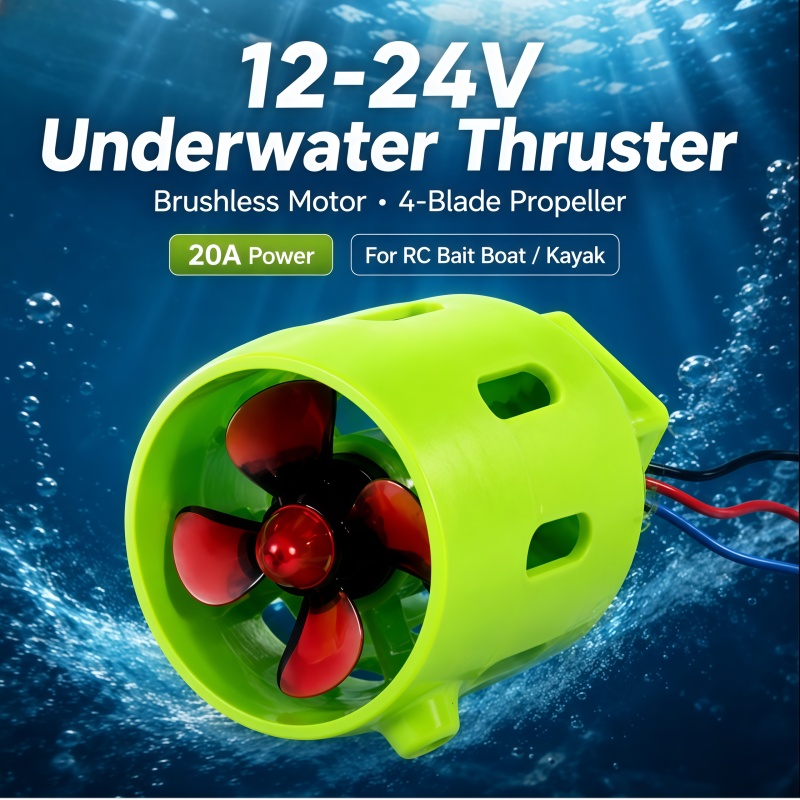 12-24V 20A Borstelloze Onderwa - Fishing Boat Trolling Motor recensie en prijs